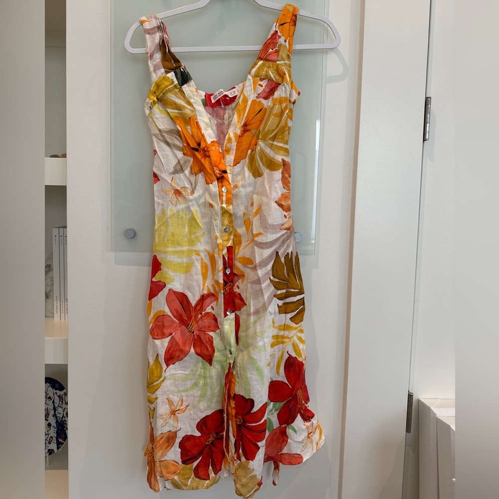 Flower print dress